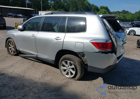 2013 Toyota Highlander Base Plus V6/Base V6/Se V6 z USA, uszkodzony, nr VIN 5TDZK3EH3DS098820